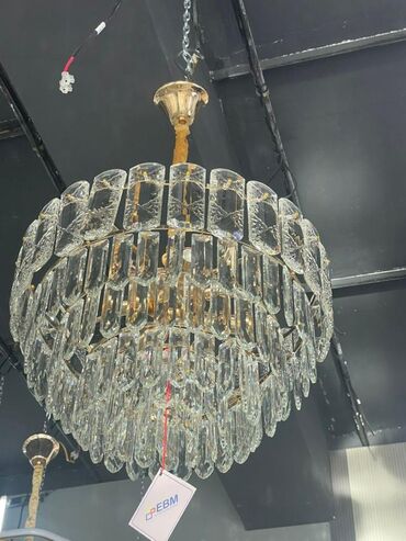 Люстры: Хрустальные подвесные люстры с LED-подсветкой - Эффектные — 25