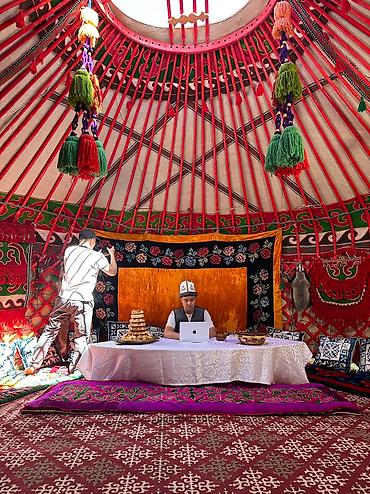 Аренда юрт: Аренда юрты, Каркас Деревянный, 75 баш, Казан, С полом, Посуда — 6