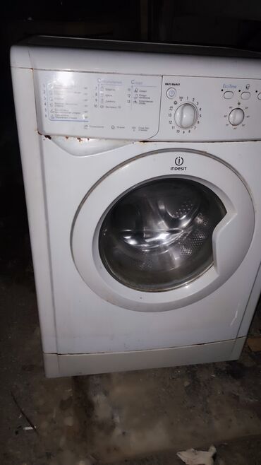 Paltaryuyan maşınlar: Paltaryuyan maşın Indesit, 5 kq, İşlənmiş, Avtomat, Qurutma var, Kredit yoxdur, Ünvandan götürmə, Ödənişli çatdırılma