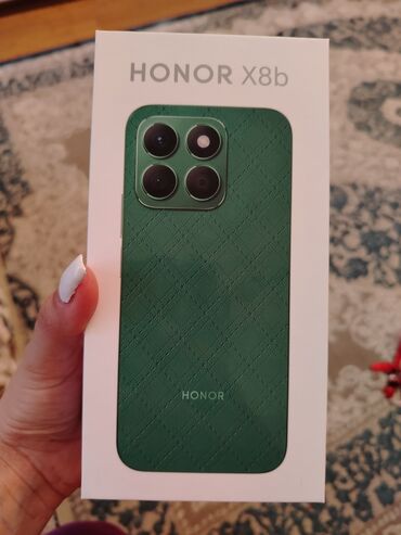 honor x8 kabro: Honor X8, 256 GB, rəng - Yaşıl, Sensor, Barmaq izi, İki sim kartlı