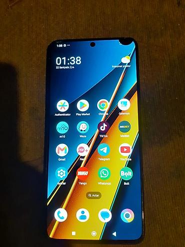 lg x power: Poco X6 Pro, 512 GB, rəng - Qara, Barmaq izi — 4