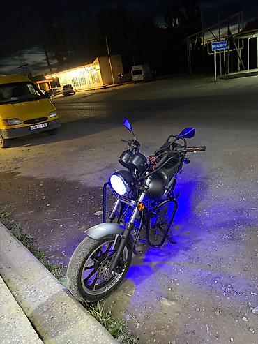 evlerin kreditle satisi: Kruizer tipli yol motosikleti Xüsusiyyətlər: - Korpus: qara rəng — 2