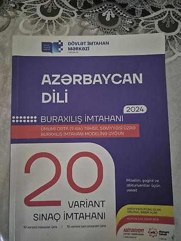 Testlər: Azərbaycan dili Testlər 9-cu sinif, DİM, 1-ci hissə, 2024 il — 1