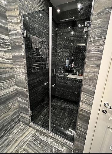 Душевые перегородки и ограждения: Душевая перегородка, как в дизайнерских проектах Минимум металла — 1