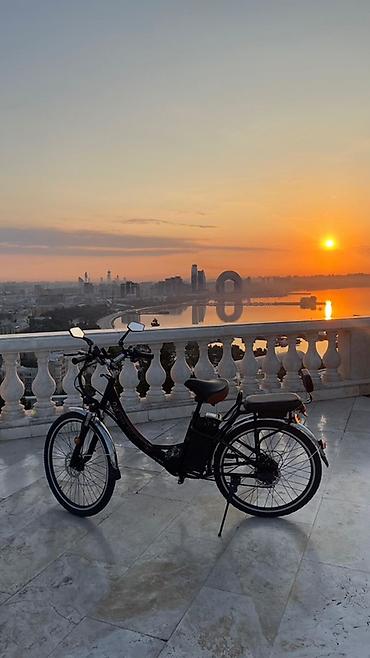 vele: Elektrikli velosiped. 30-40km yol qet ede bilir Qiymetde razılaşmax — 2