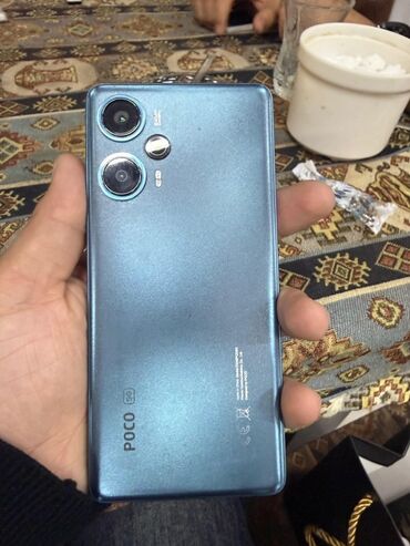 телефон флай iq436 era nano 3: Poco F5, 256 GB, rəng - Mavi, Sensor, Barmaq izi, Face ID