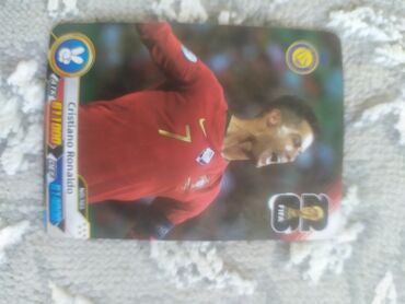 игры в которые играют люди: Коллекционная карточка футболиста Cristiano Ronaldo. - Тематика
