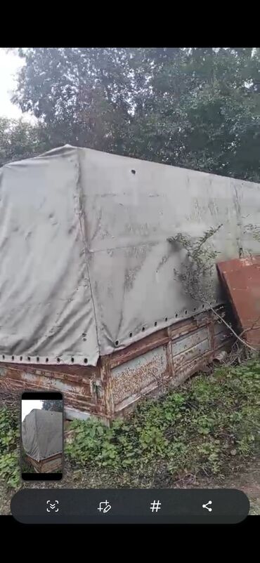 qosqular satisi: Yük maşını üçün tentli kuzov (tent karkası və brezent örtük) - Ölçü