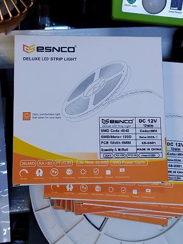 Светодиодные ленты: Светодиодная лента ESNCO Deluxe LED Strip Light - Питание: DC 12V - — 1