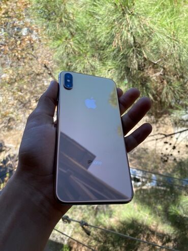 iphone xs ekran: IPhone Xs Max, 64 GB, Qızılı, Face ID