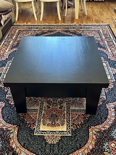 2 divan: Jurnal masası, İşlənmiş, Transformer, Kvadrat masa — 1
