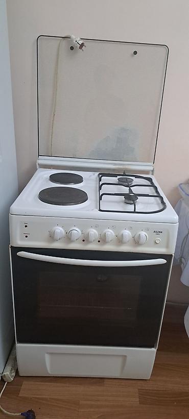 baking oven: Комбинированная плита, Elina, Б/у, Напольная, Механическая, Полная оплата — 2