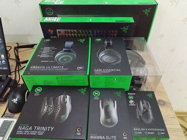 razer blade: Razer Məhsulları Razer Mamba Elite RGB Mouse - 110₼ Razer Basilisk X