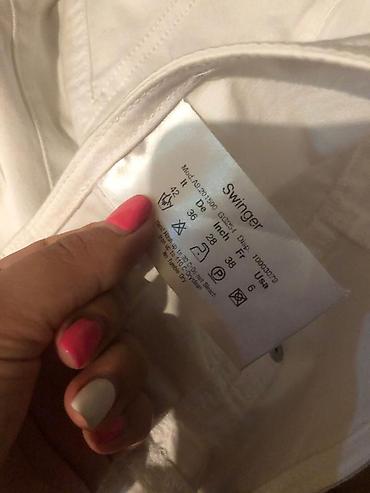 Ətəklər: Ağ rəngli qadın ətəyi İtalyan roccobarocco firmasinin Balıq kimi — 5