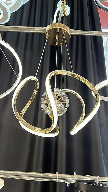 İşıqlandırma: Led Çılçıraq, 4 və daha çox lampa, Şüşə — 3