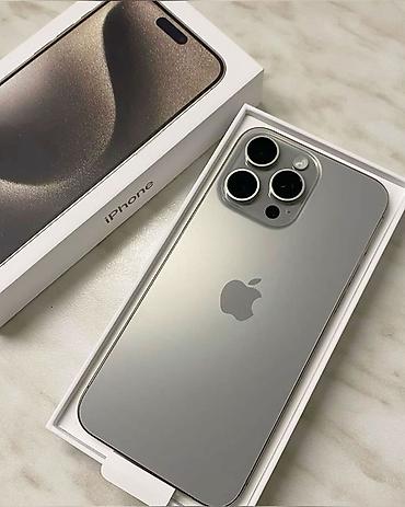 IPhone 15 Pro Max (Natural Titanium), в комплекте коробка. состояние