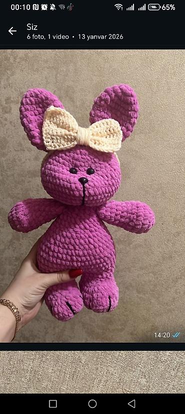 pişik yumşaq oyuncaqlar: Əl işı: yumşaq toxunma oyuncaqlar dəsti - Material: hipoallergen — 1