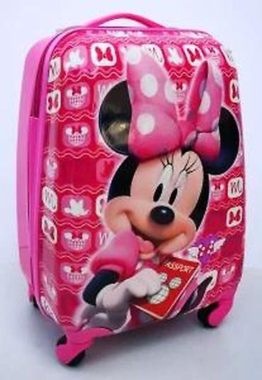Rančevi, torbe i koferi: Dečiji kofer na točkiće – Minnie Mouse dizajn - Tvrda ABS školjka u — 6