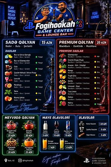 darkside: Fogihookah Game Center & Lounge Bar – Qəlyan sifarişi və — 2