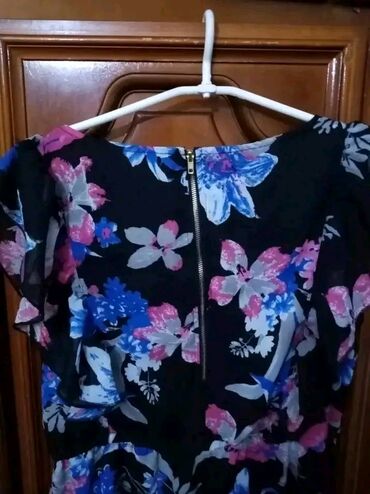 Košulje: Zara, L (EU 40), Svila, Cvetni, bоја - Šareno — 14
