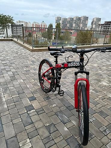 Trek velosipedləri: 26 lıq adidas çox işlədilmiyib skorusları işləkdir əyləci işləkdir — 1