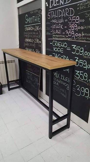 forma ideale tabure cena: BARSKI STO MODEL H6F | Izrada nameštaja po meri Drvo&metal — 2