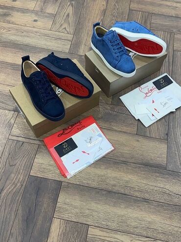 розовые кроссовки: Мужские кроссовки, 41, Christian Louboutin, Новый, цвет - Синий