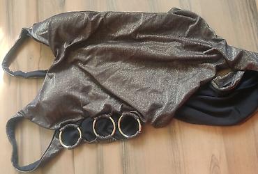 stradivarius mokasine: Jednodelni ženski kupaći marke calzedonija,kostim sa sjajnim metalik — 2
