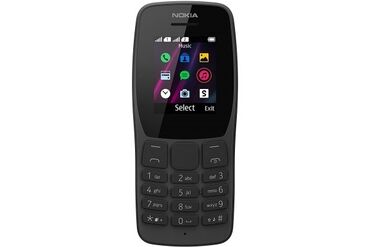 нокиа 1110: Nokia 110 4G, Новый, < 2 ГБ, цвет - Черный, 2 SIM