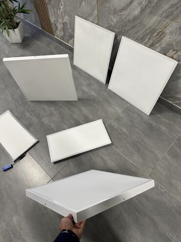 Spot lampalar: 60x60 ölçüdə Led panel Həm suvaq üstü, həm də asma tavan üçün led — 3