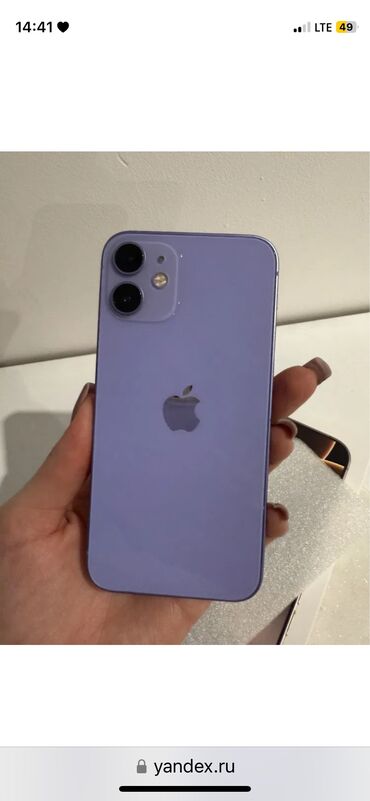 айфон 12 мини цена бу: IPhone 12 mini, Жаңы, 256 ГБ, Заряддоочу түзүлүш, Каптама, 74 %