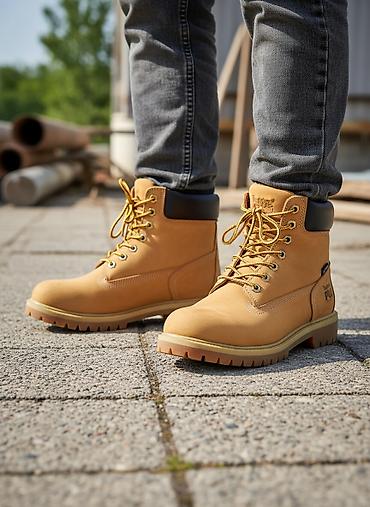 тимберленды женские: Ботинки, 37.5, Timberland, Новый, цвет - Бежевый, Платная доставка — 1