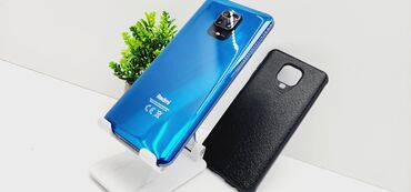 цена телефона в бишкеке: Xiaomi, Redmi Note 9S, Б/у, 128 ГБ, цвет - Синий, 2 SIM