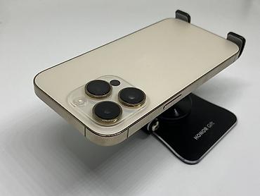 IPhone 14 Pro, Б/у, 256 ГБ, Золотой, Защитное стекло, Чехол, 79 %