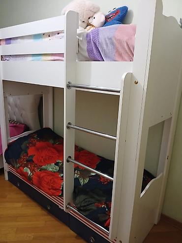qız ucun carpayı: Oğlan və qız üçün, İşlənmiş, Çarpayı, Siyirməli — 2