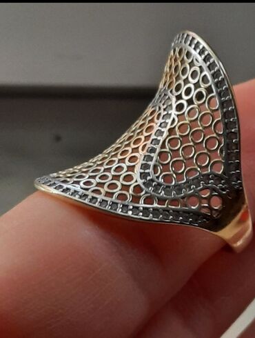 Üzüklər: Üzük, Sarı qızıl, 585 Əyar, Qaşsız — 9