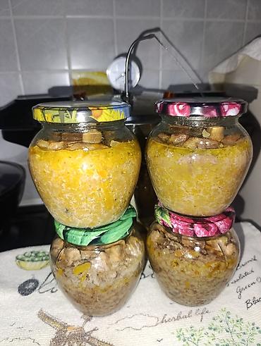 зерно кукурузы: Домашняя каша с мясом — приготовлена в автоклаве. ( крупы - горох — 1
