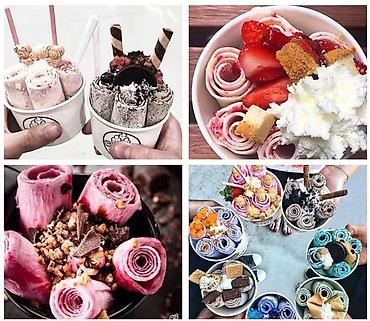 Qaynadılmış dondurma (rolled ice cream) hazırlamaq üçün peşəkar lalafo.az -da — 2 Qaynadılmış dondurma (rolled ice cream) hazırlamaq üçün peşəkar — 2