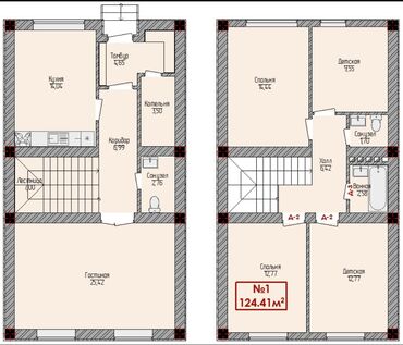 Продажа домов: Дом, 124 м², 5 комнат, Собственник, ПСО (под самоотделку) — 2