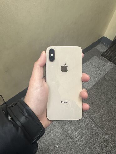 prodaju apple iphone: IPhone Xs, Скидка 10%, Б/у, 256 ГБ, Золотой, Зарядное устройство, Защитное стекло, Чехол, 80 %