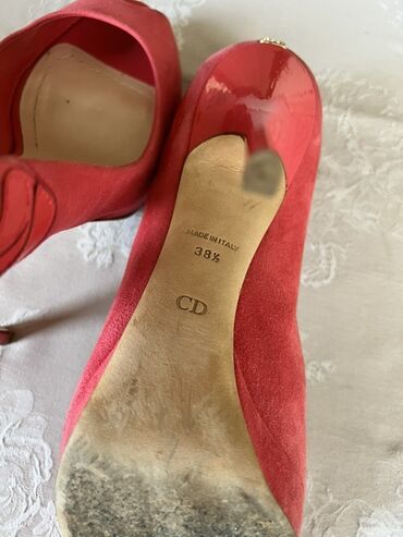 Tuflilər: Tuflilər, Dior, Ölçü: 38.5, rəng - Çəhrayı, İşlənmiş