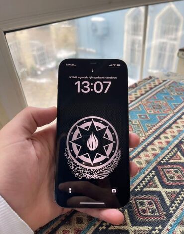 Apple iPhone: IPhone 12 Pro Max, 256 GB, Pacific Blue, Zəmanət, Simsiz şarj, Face ID