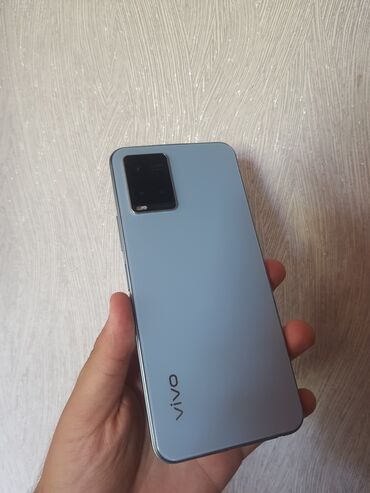 телефон раскладушка fly: Vivo Y21s, 128 ГБ, цвет - Голубой, Face ID