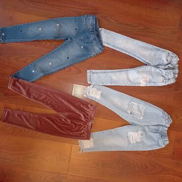 Paketi dečije odeće: Paket: Farmerke, Za devojčice, uzrast: 3-4 godine — 1