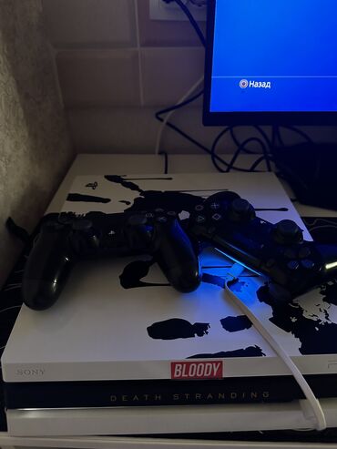 playstation 4 в бишкеке цена: Продам приставка PlayStation 4 pro limited edition 2 ревезии Состояние