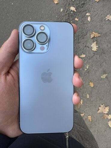 мини микрофон для телефона: IPhone 13 Pro, Sierra Blue, Коргоочу айнек