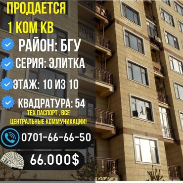 Продажа домов: 1 комната, 54 м², Элитка, 10 этаж, Евроремонт