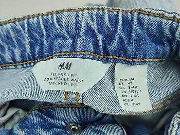mk botki: Spodnie jeansowe, H&M, 3-4 lat, 104, stan - Bardzo dobry — 4