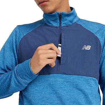 nike tech flecce: Мужская толстовка, XL, 2XL, New Balance, Новый, цвет - Синий, Самовывоз, Платная доставка — 2