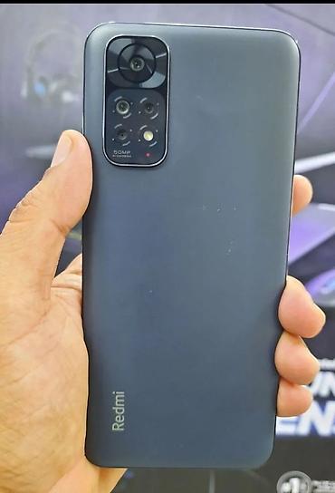 gps навигатор: Redmi, Redmi Note 11, Б/у, 128 ГБ, цвет - Черный, 2 SIM — 2